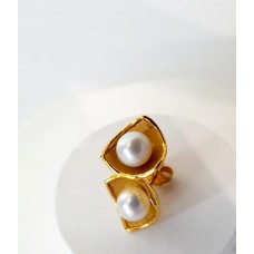 Σκουλαρίκια Καρφωτά Χρυσά 14Κ Με Μαργαριτάρι (E249 - 2091)